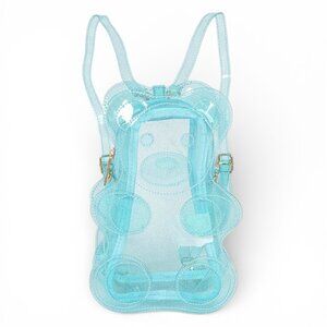 BNWT Brand New Transparent Gummy Bear Novelty Backpack Stadium Bag